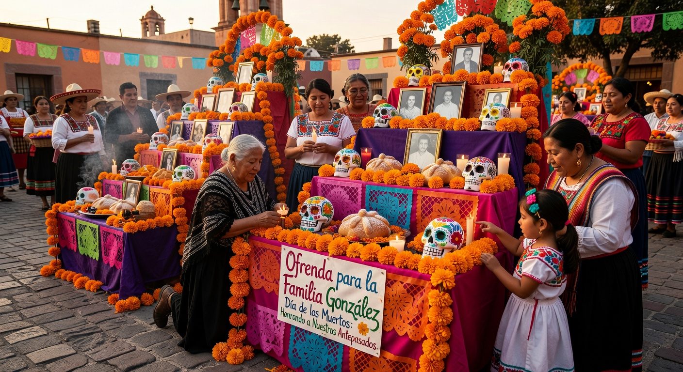 Day of the Dead celebrations in Mexico — a cultural parallel to Songkran