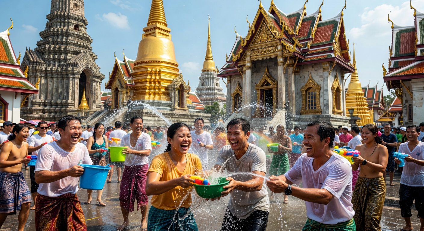Songkran Water Festival in Thailand